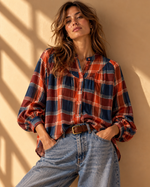 Carregar imagem no visualizador da galeria, Camisa oversize em algodão ROUX
