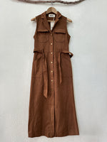 Load image in the gallery viewer,Vestido em camurça estilo cargo SHELBY
