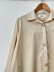 Camisa oversize c/pregadeiras amovíveis SPARKLE