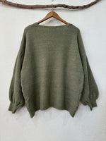 Load image in the gallery viewer,Camisola de malha oversize SAGE
