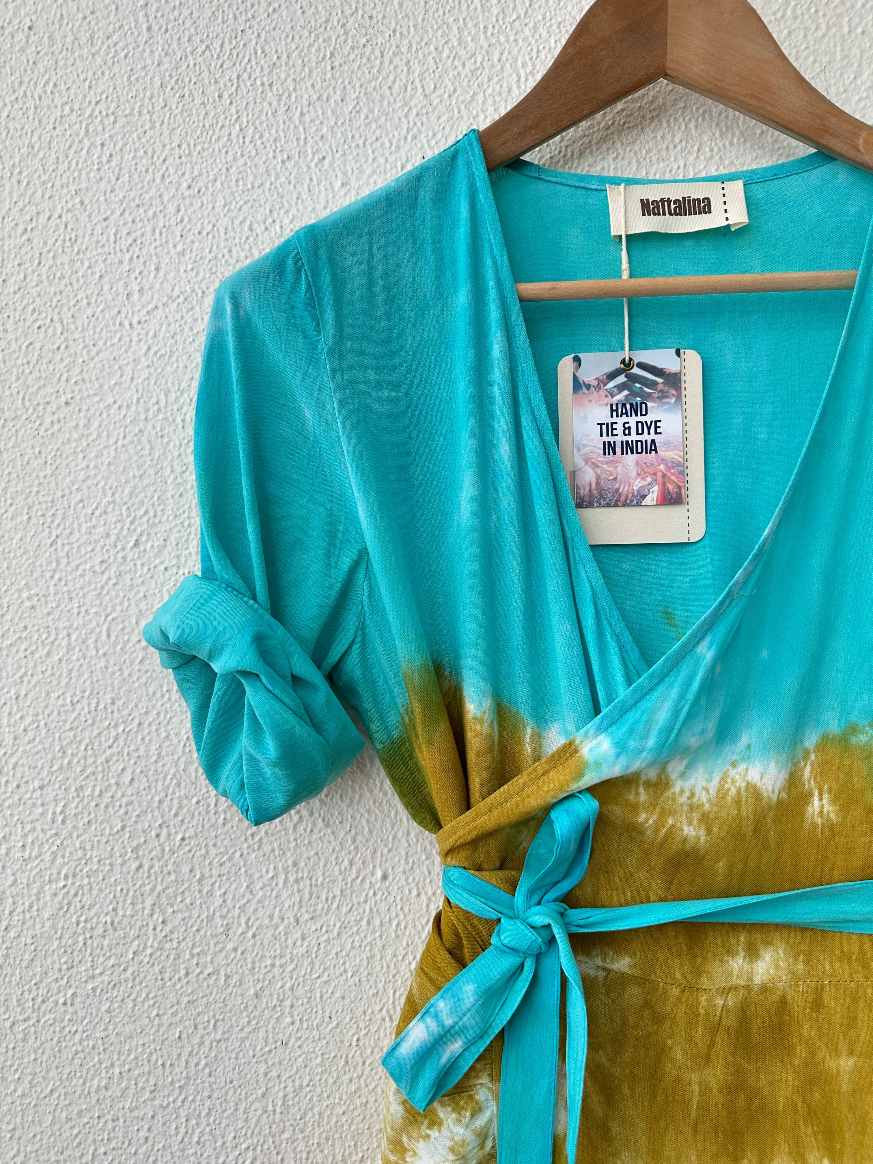 Vestido de traçar em tie-dye TALULLA