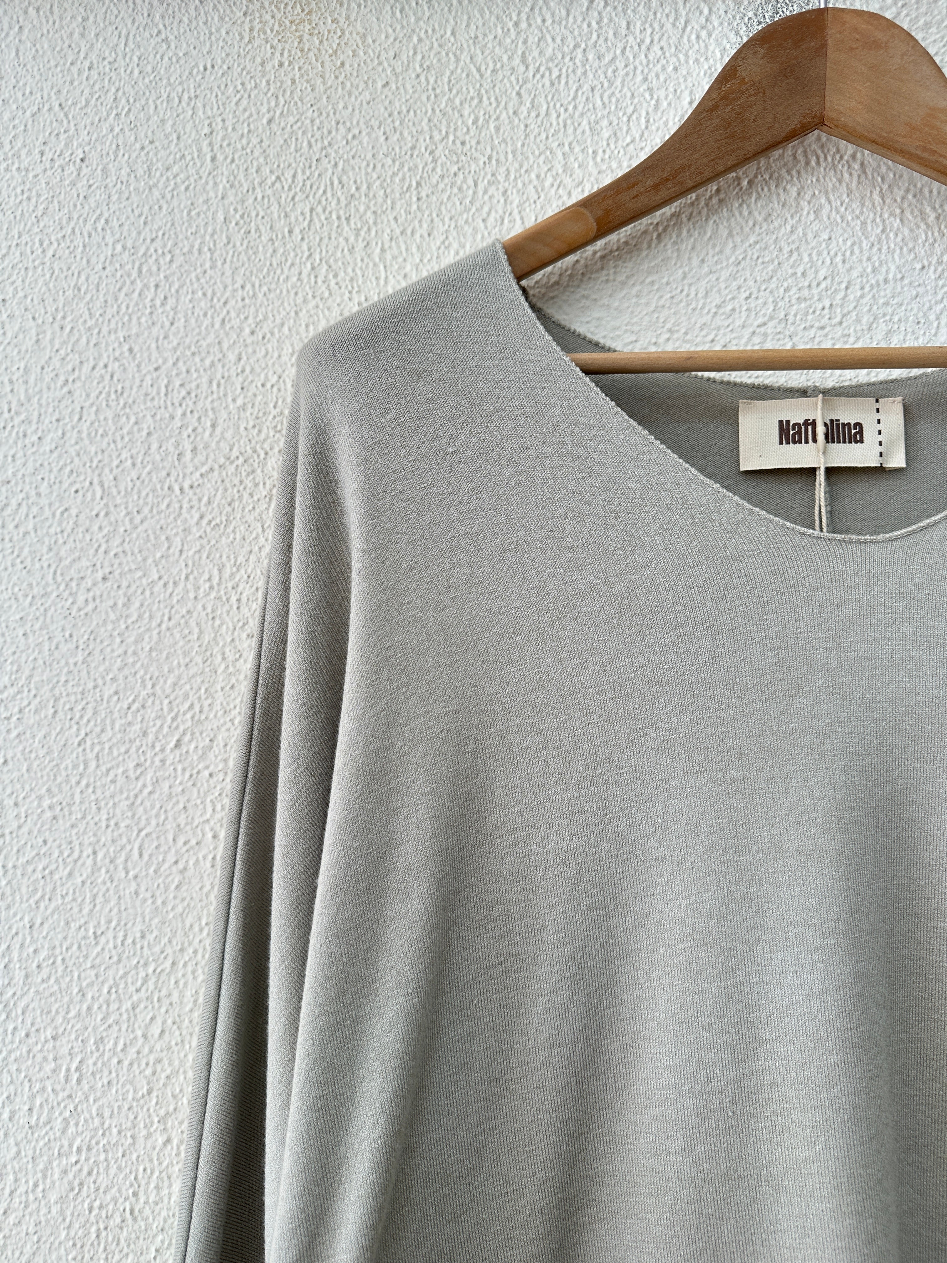 Poncho de malha c/ franjas STONE