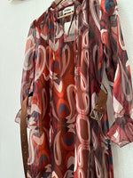 Carregar imagem no visualizador da galeria, Vestido em chiffon c/ cinto ELEGANCE
