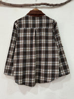 Load image in the gallery viewer,Camisa em flanela c/aplicações de bombazina KINSALE
