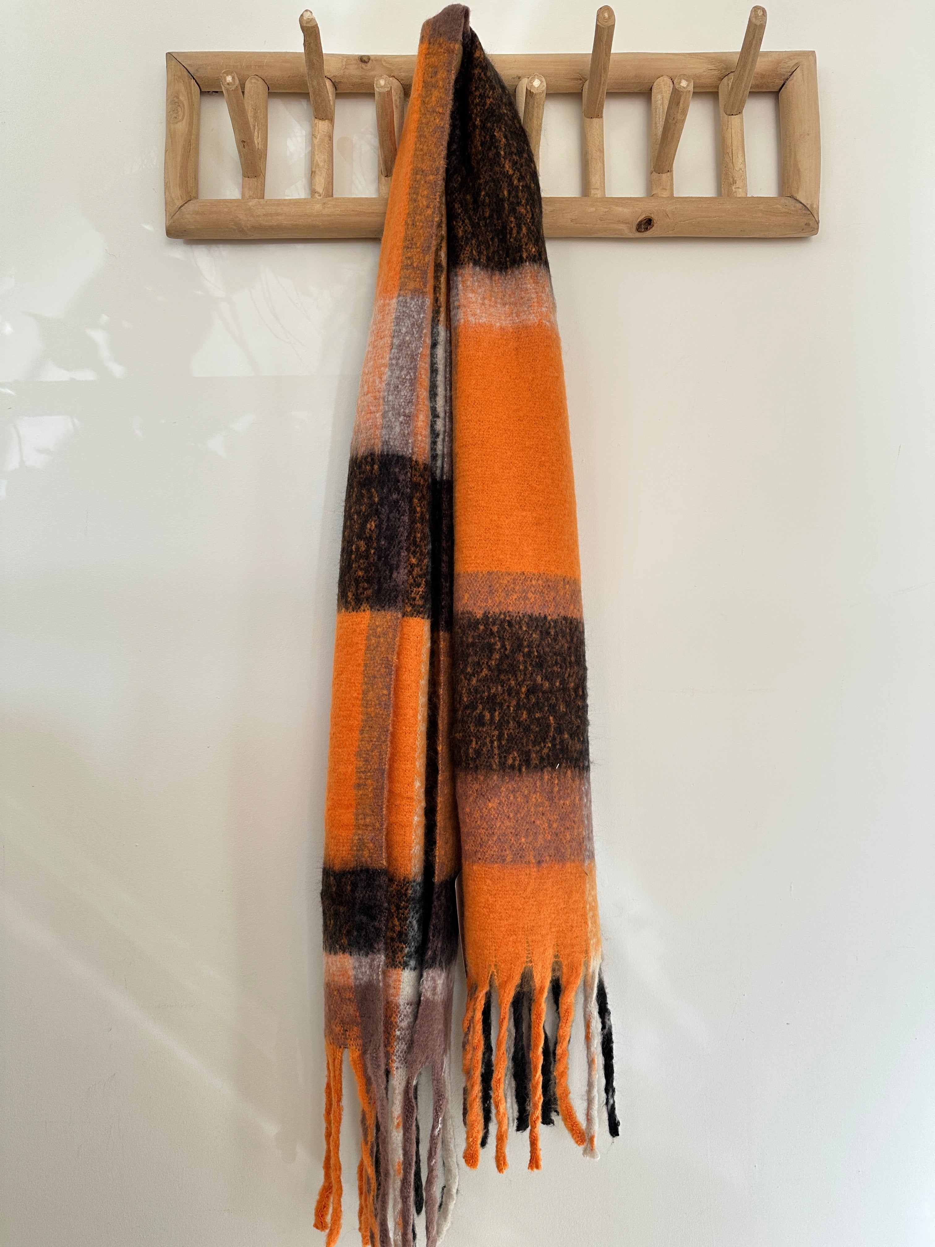 Cachecol c/franjas AUTUMN