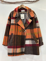 Carregar imagem no visualizador da galeria, Sobretudo em fazenda oversize PUMPKIN
