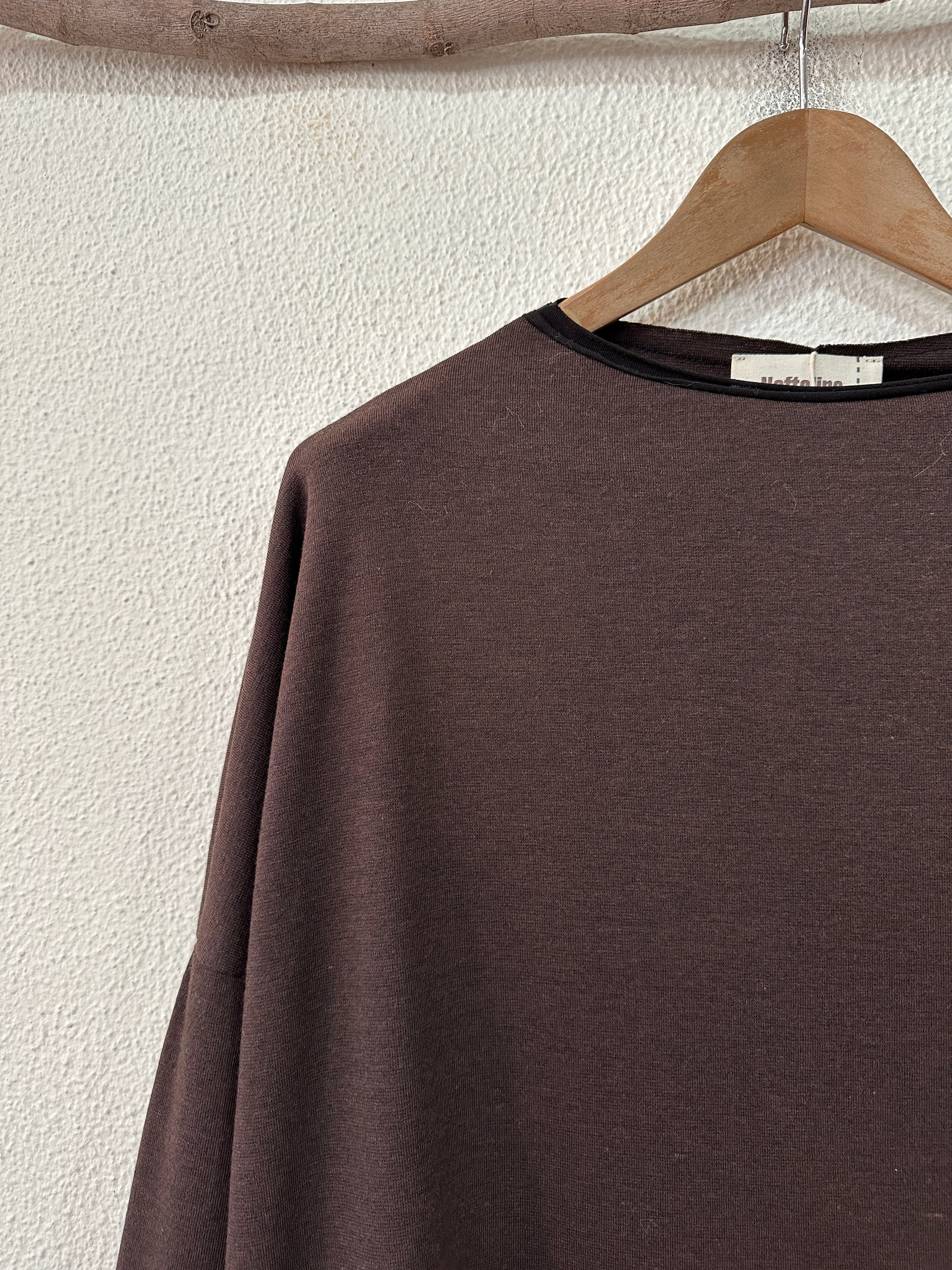 Túnica assimétrica c/ renda CINNAMON