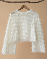 Chargez l'image dans la visionneuse de la galerie,Túnica c/ folhos em renda FLOKI
