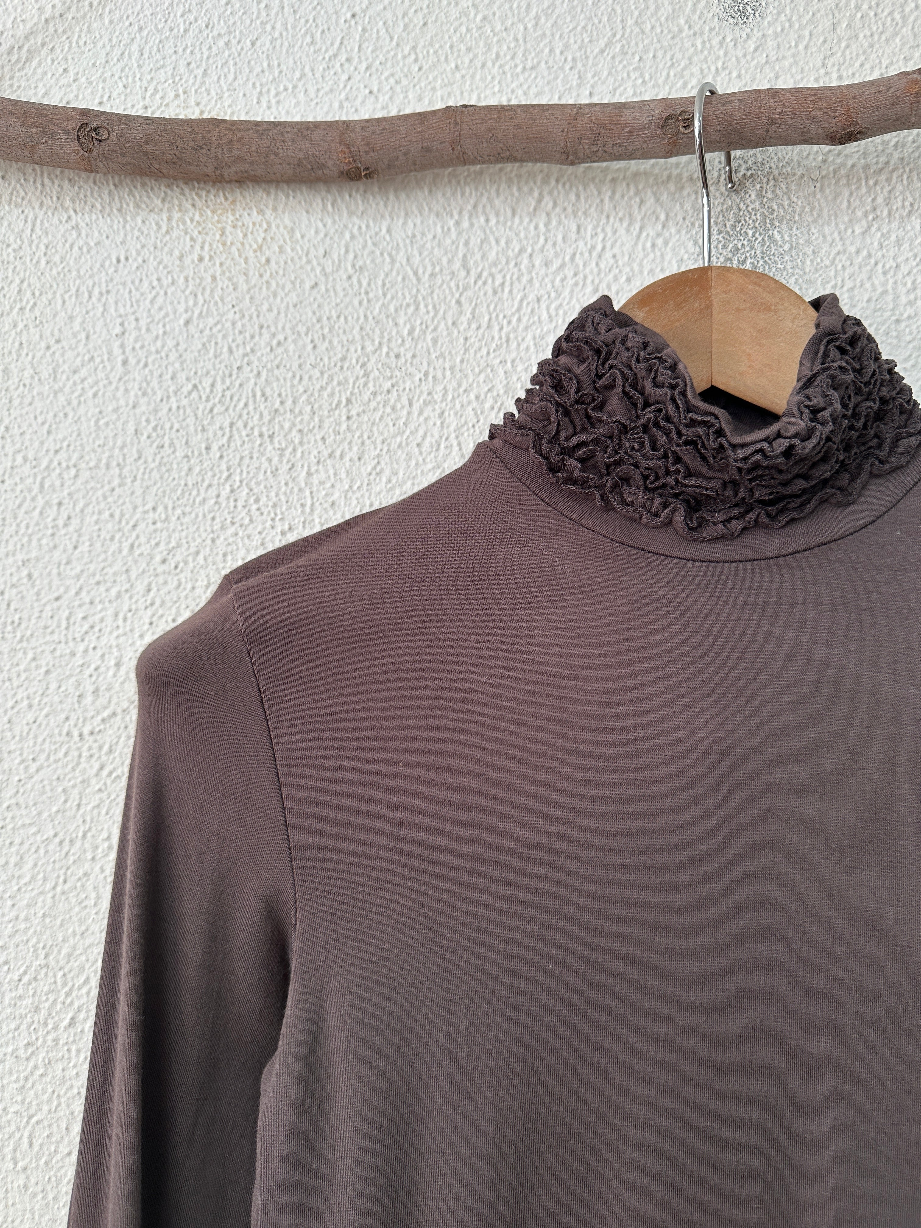 Camisola efeito segunda pele c/ gola TOUCH