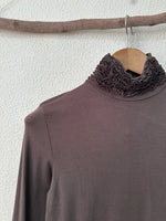 Carregar imagem no visualizador da galeria, Camisola efeito segunda pele c/ gola TOUCH
