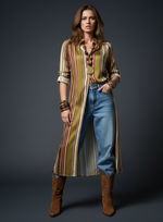 Load image in the gallery viewer,Vestido-camiseiro c/ seda CORA
