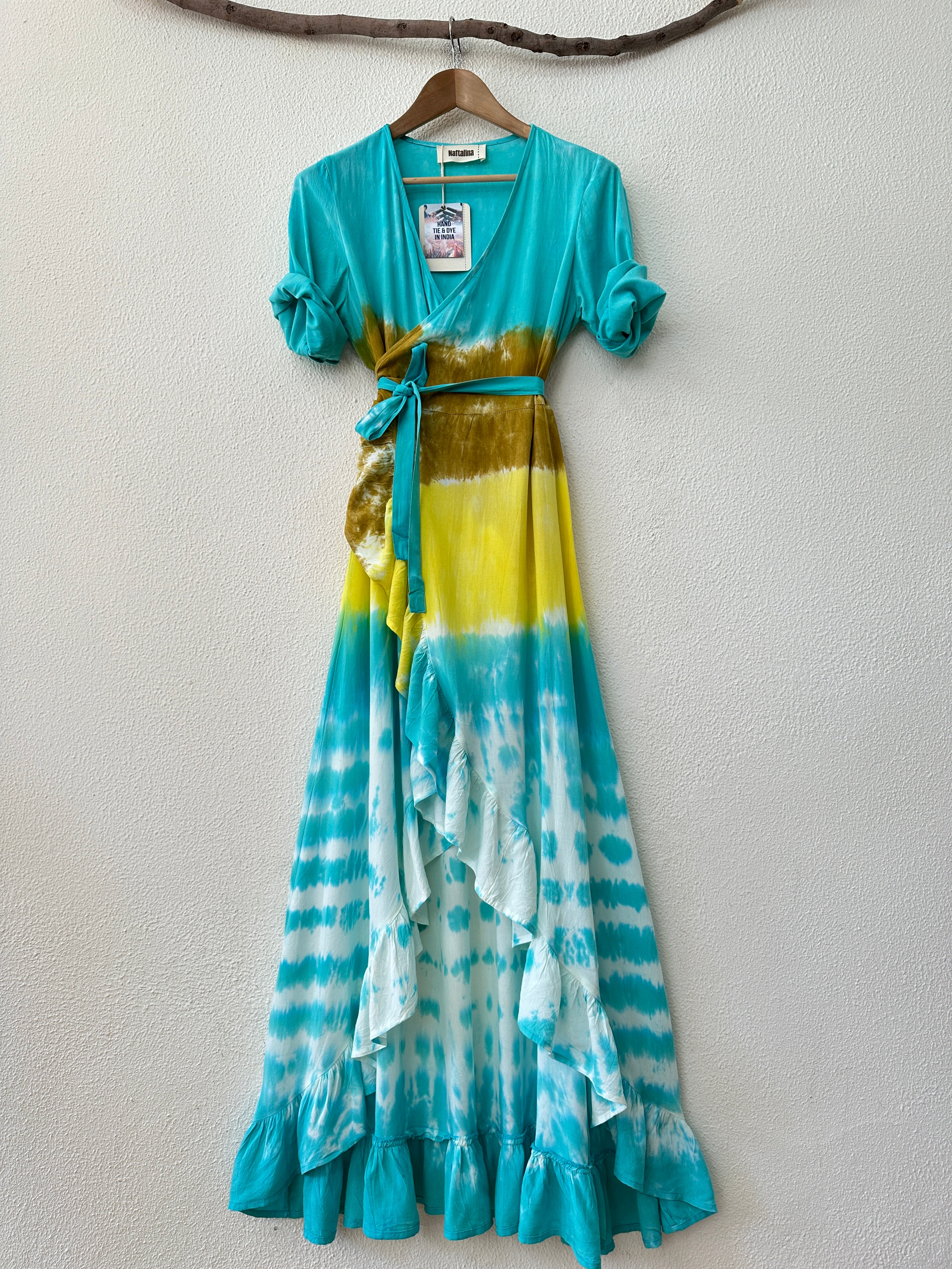 Vestido de traçar em tie-dye TALULLA