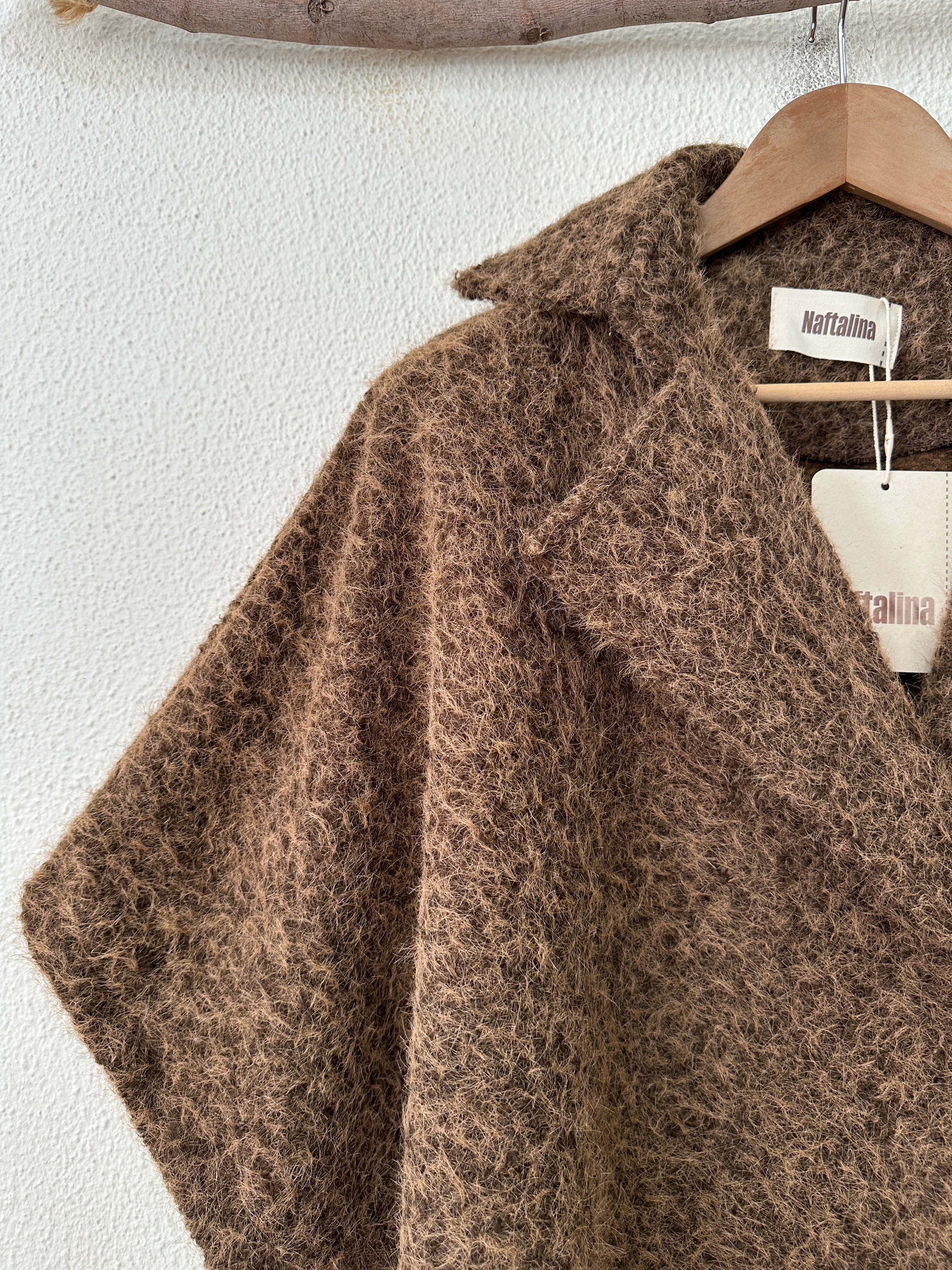 Capa tipo poncho em felpa CARDIFF