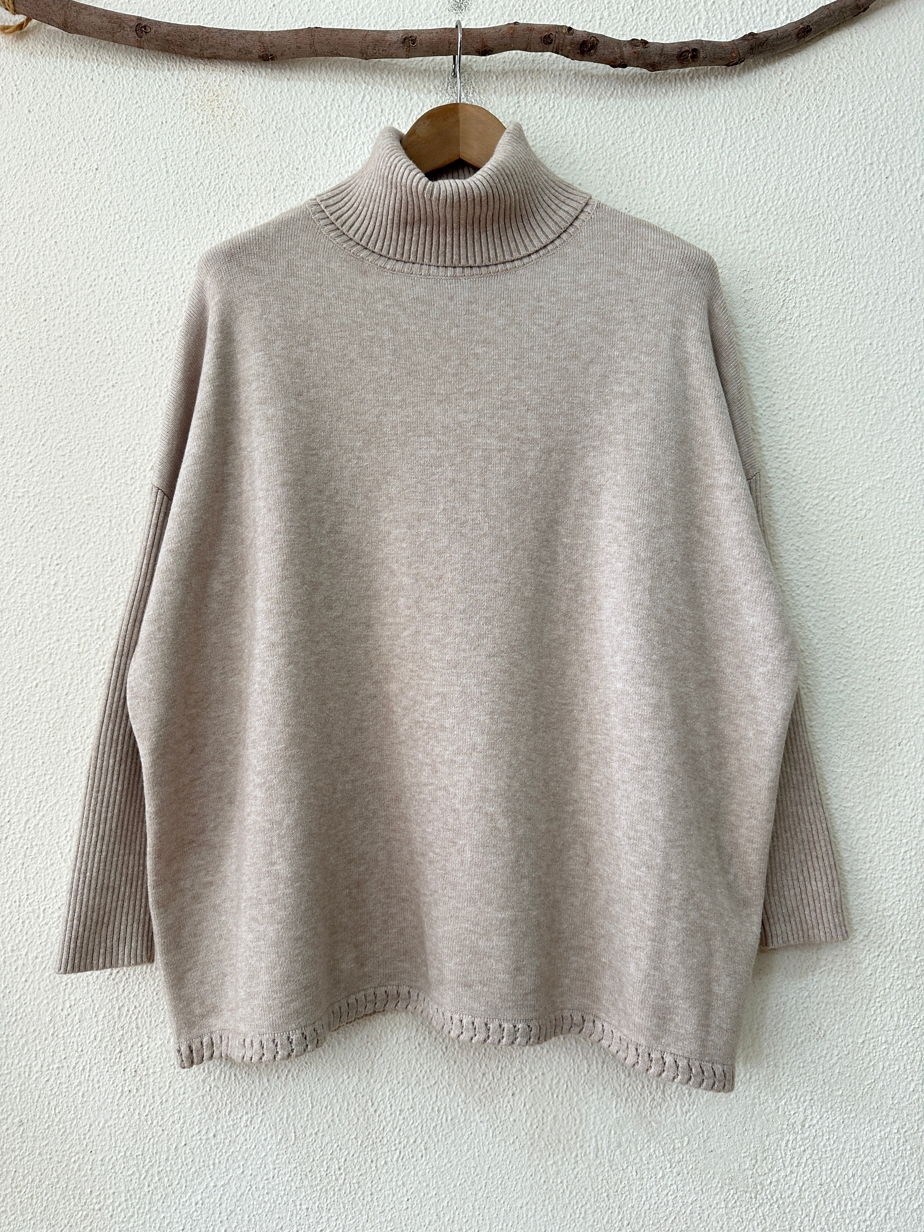 Camisola de malha c/ gola DEBORAH