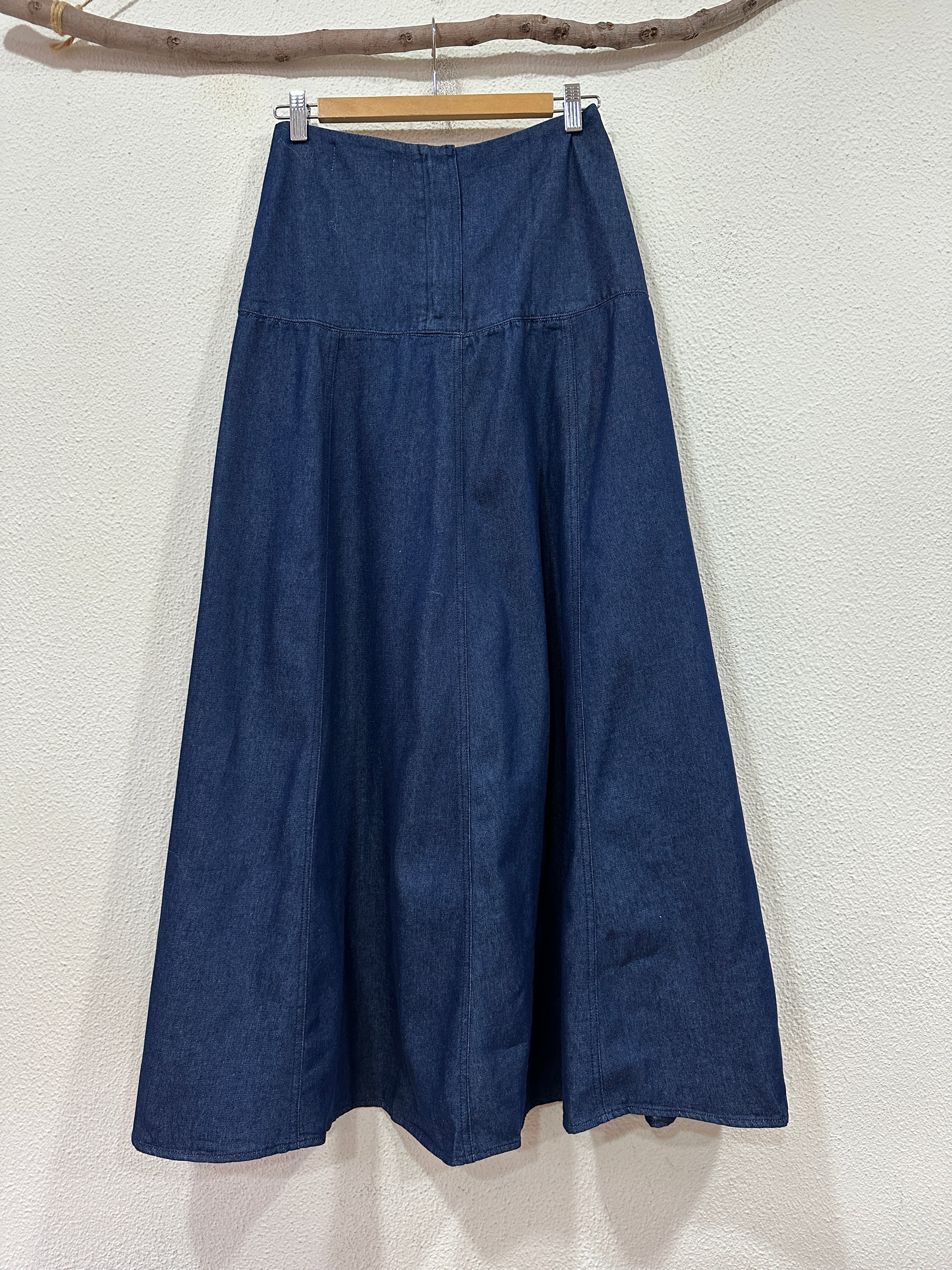 Saia comprida denim LAYLA