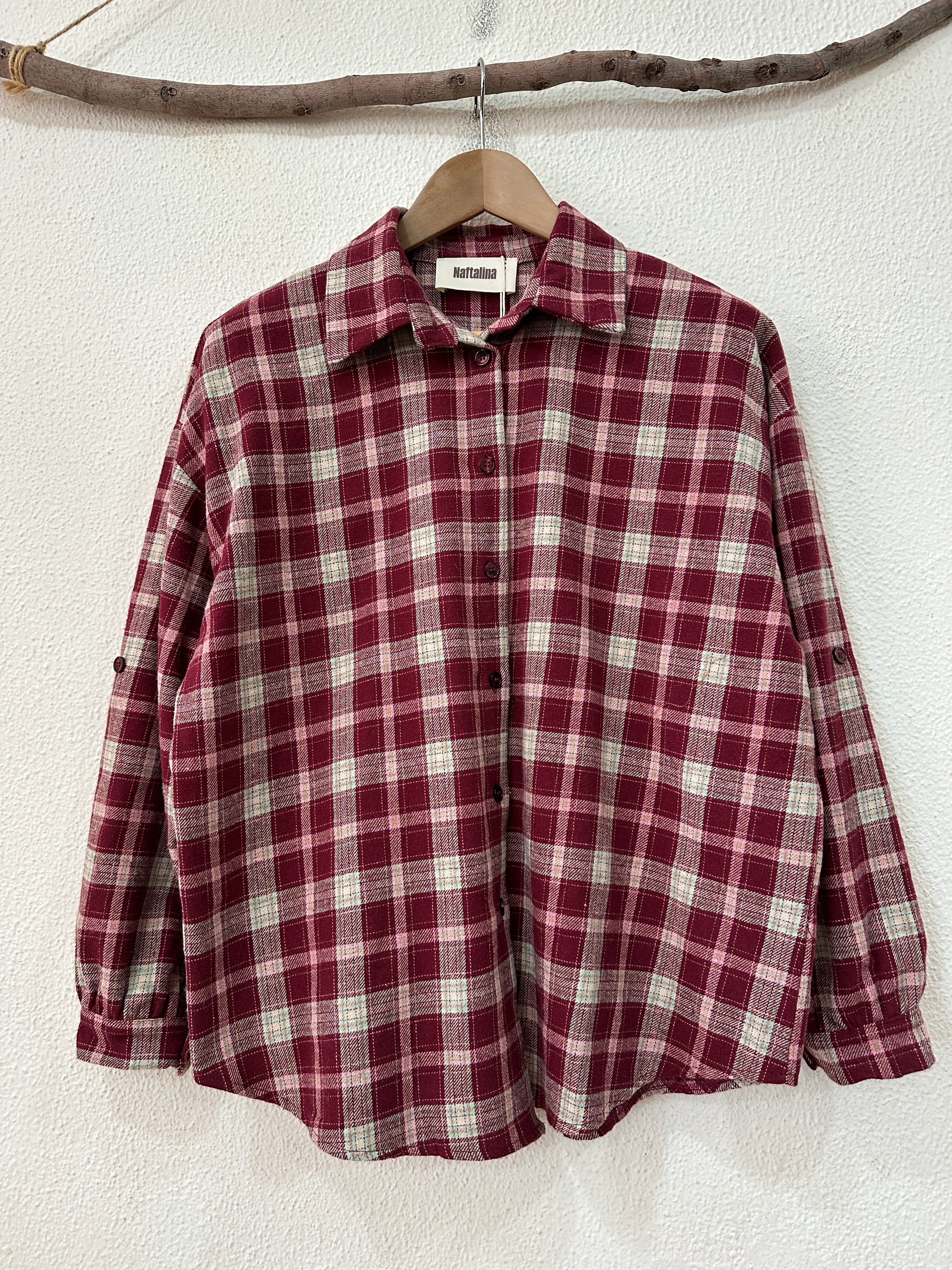 Camisa em fazenda tartan ADVENT