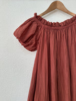 Carregar imagem no visualizador da galeria, Vestido comprido c/ manga balão DAKOTA
