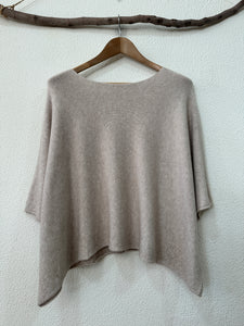 Camisola-poncho em malha LUCY