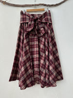 Carregar imagem no visualizador da galeria, Saia de fazenda c/cinto em mangas de camisa CÓRDOBA
