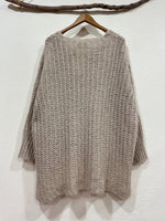 Load image in the gallery viewer,Camisola de malha oversize REBECCA
