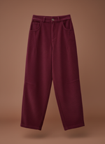 Load image in the gallery viewer,Calças baggy em bombazina BILBAU
