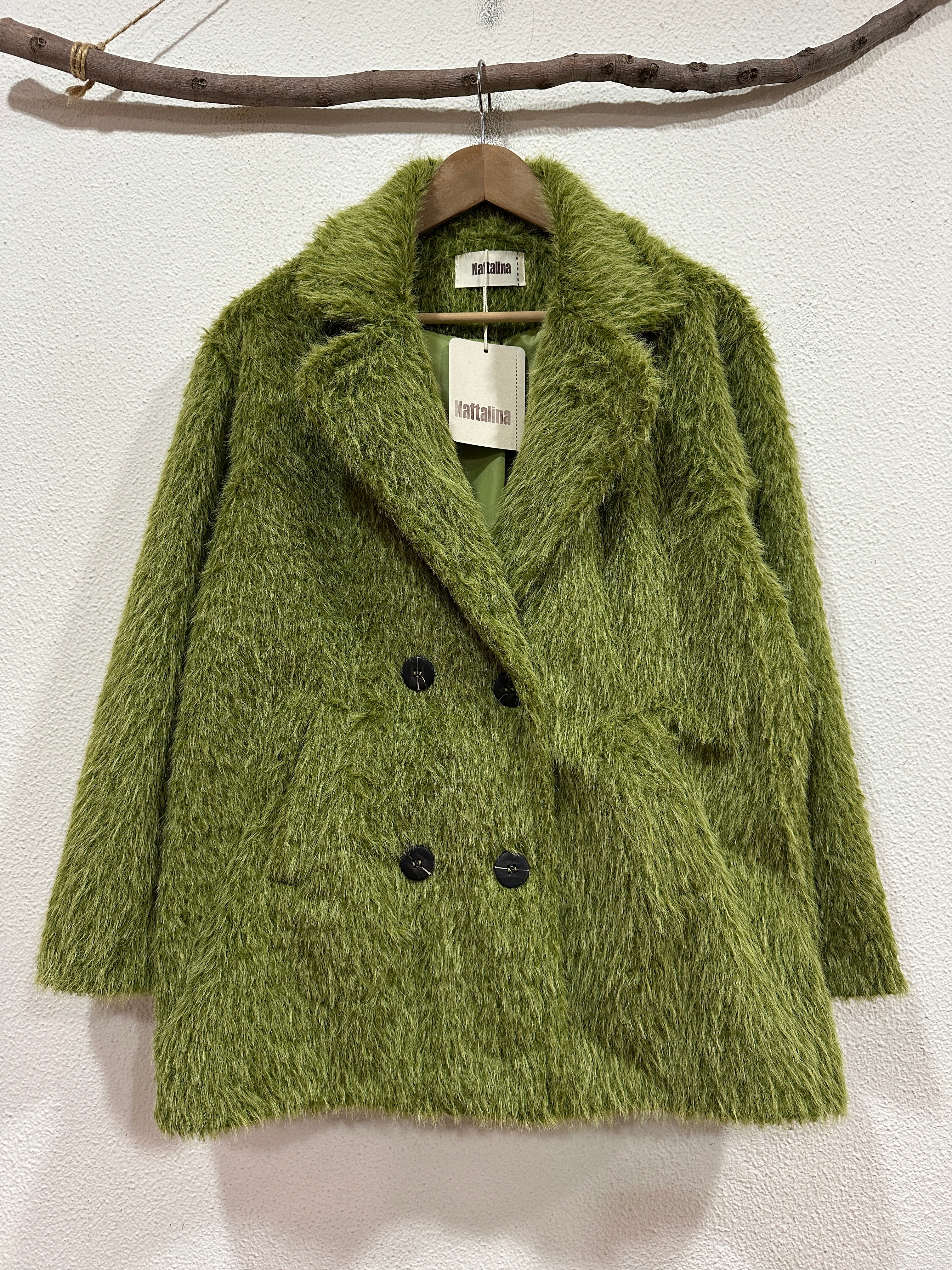 Casaco de efeito pelúcia forrado QUEBEC