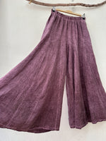 Carica l'immagine nel visualizzatore della galleria,Pantalonas palazzo em linho c/ gomos ABIGAIL
