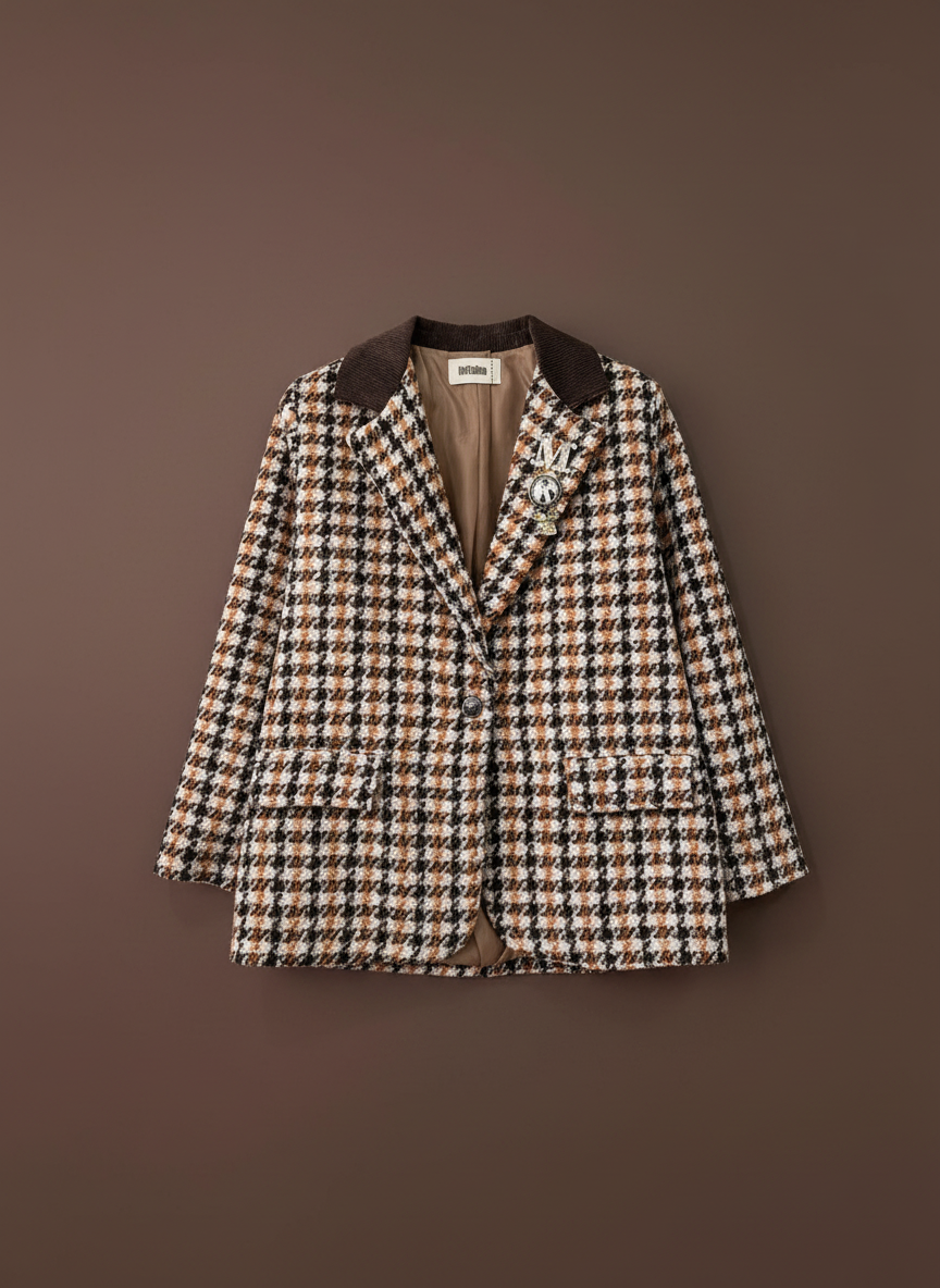 Blazer em fazenda c/ pregadeiras MUSK