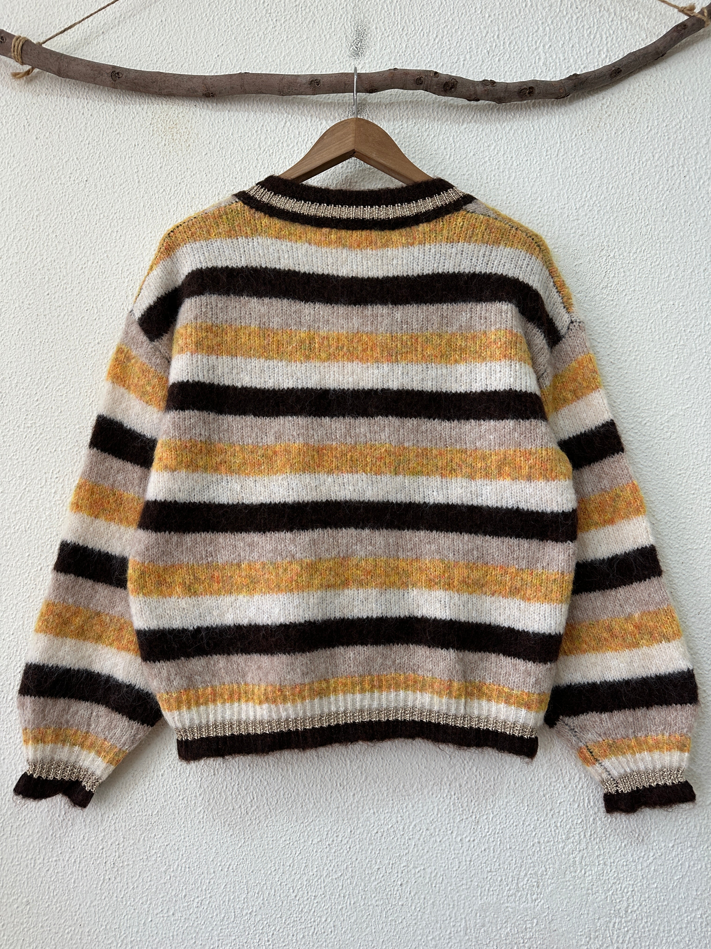 Camisola de malha c/detalhe em dourado LIZZA