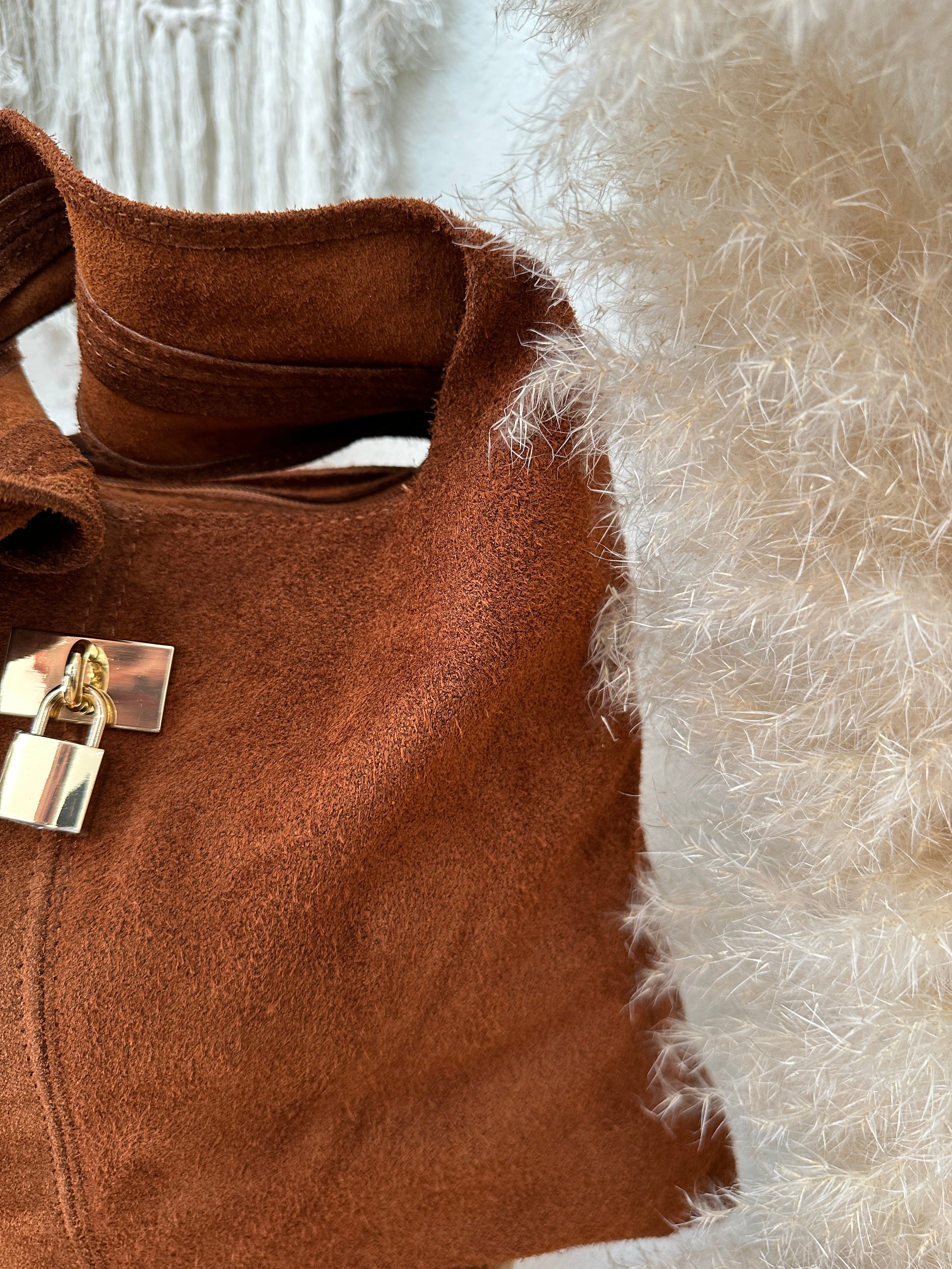 Mala tipo shopper em pele CAMILLE