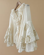 Carregar imagem no visualizador da galeria, Túnica c/ folhos bordados CHRISTY
