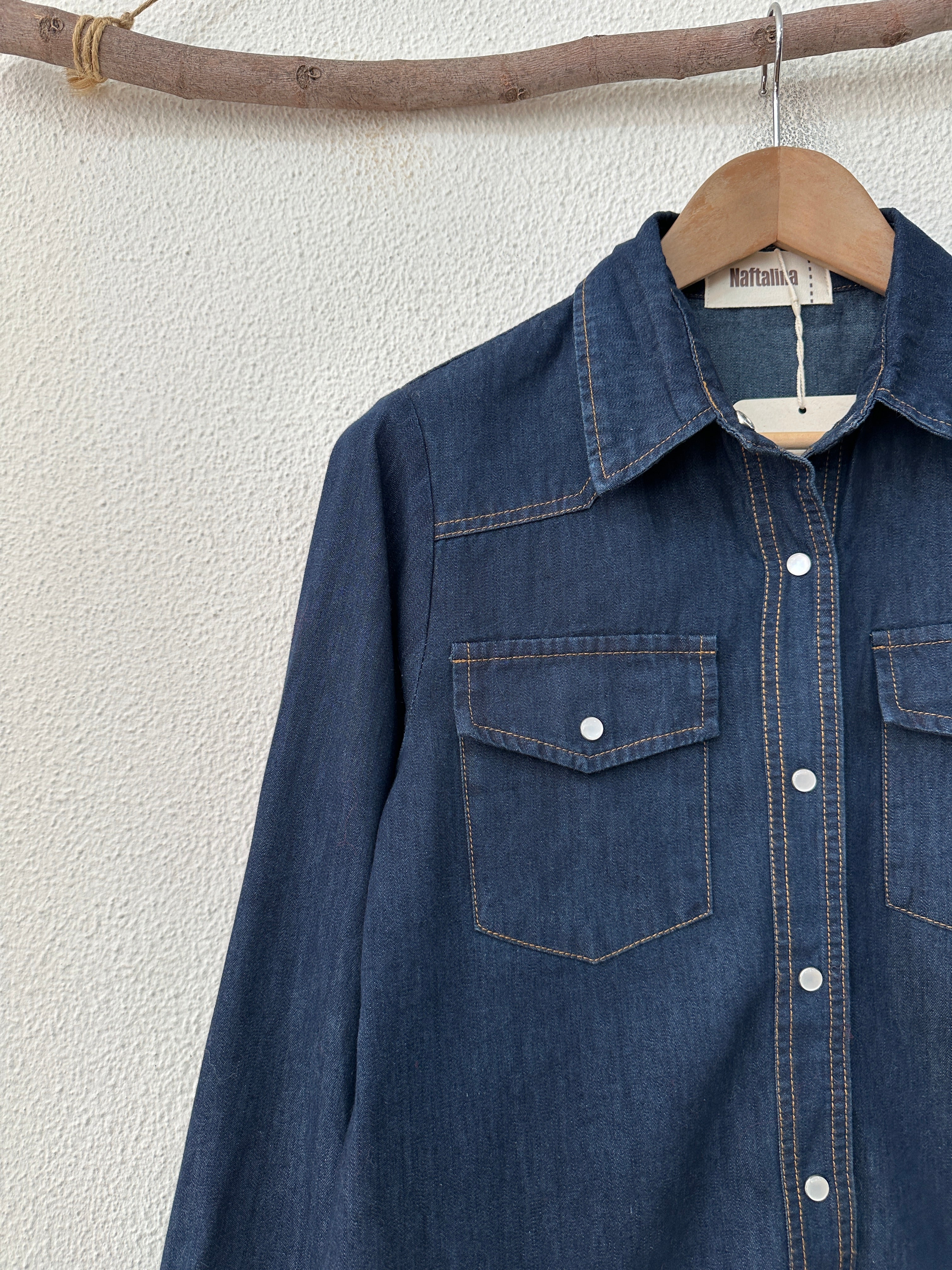 Camisa denim regular fit KANSAS