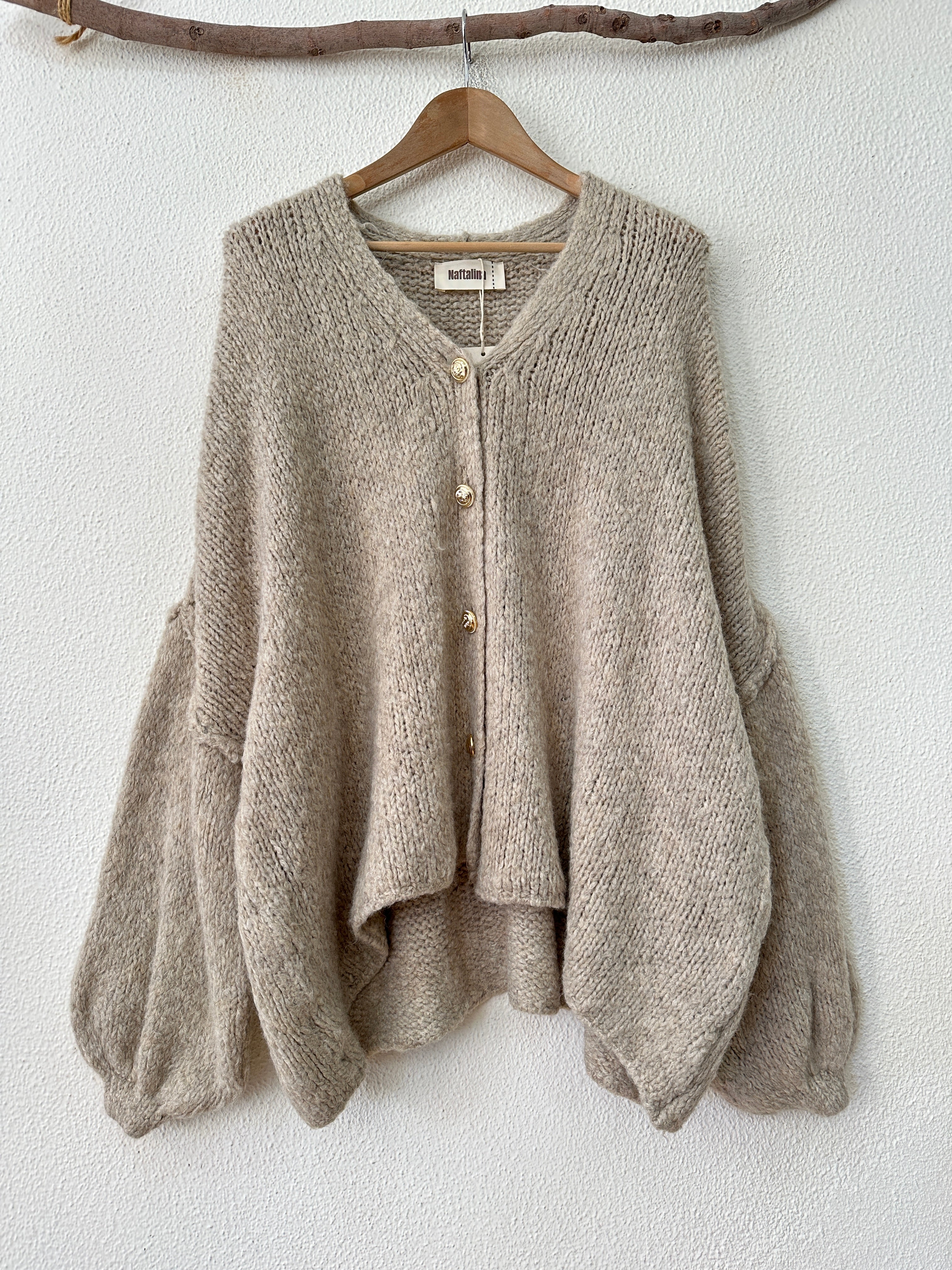 Casaco de malha oversize ELLA