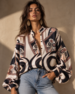 Carregar imagem no visualizador da galeria, Camisa oversize acetinada BLAKELEY
