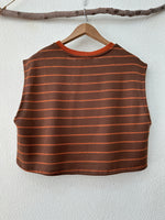 Load image in the gallery viewer,Top curto em jersey c/brilho TERRACOTA
