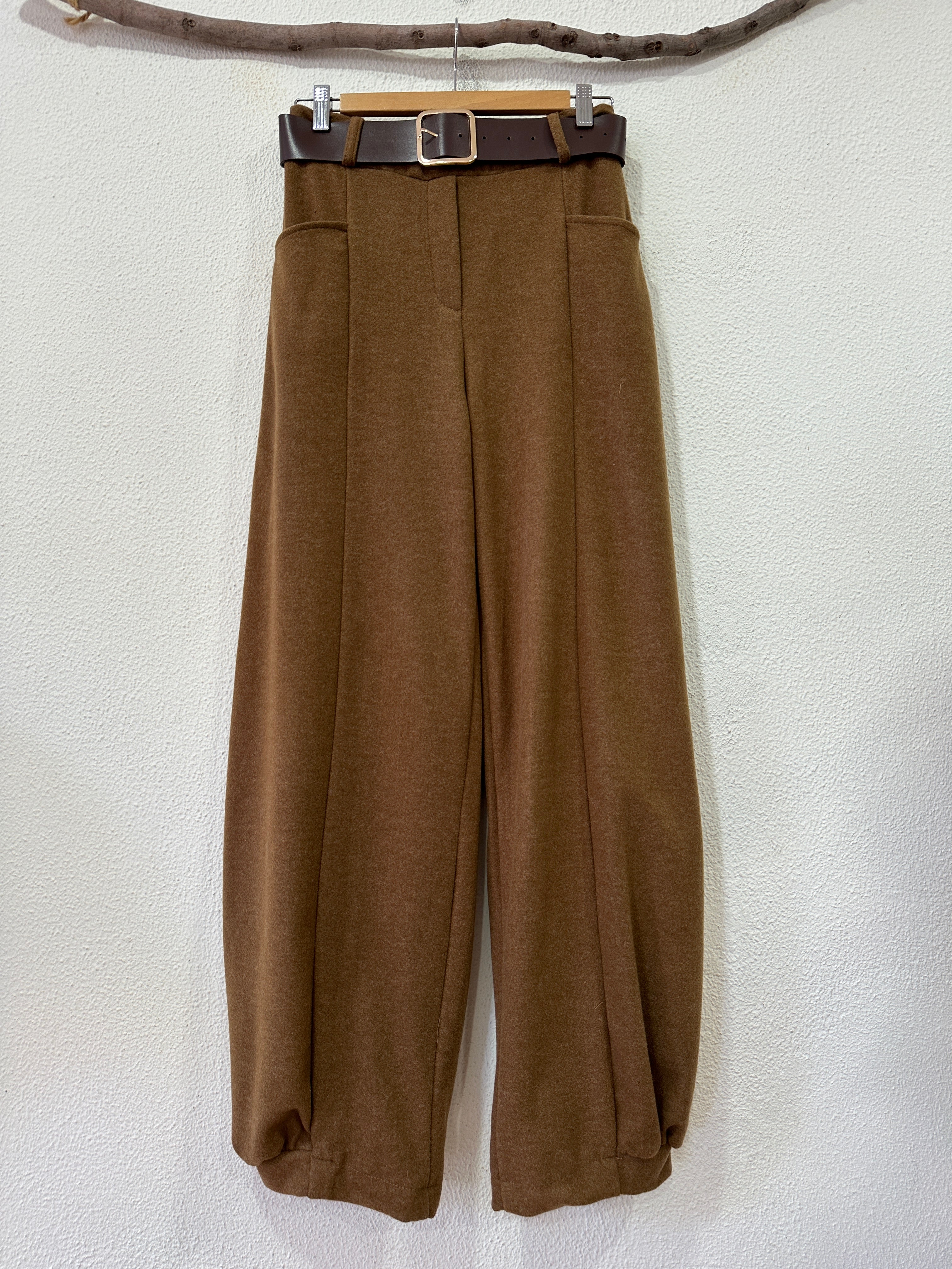 Calças em malha polar estilo bombacha ZION