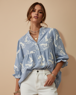 Chargez l'image dans la visionneuse de la galerie,Túnica c/bordado em relevo CIEL
