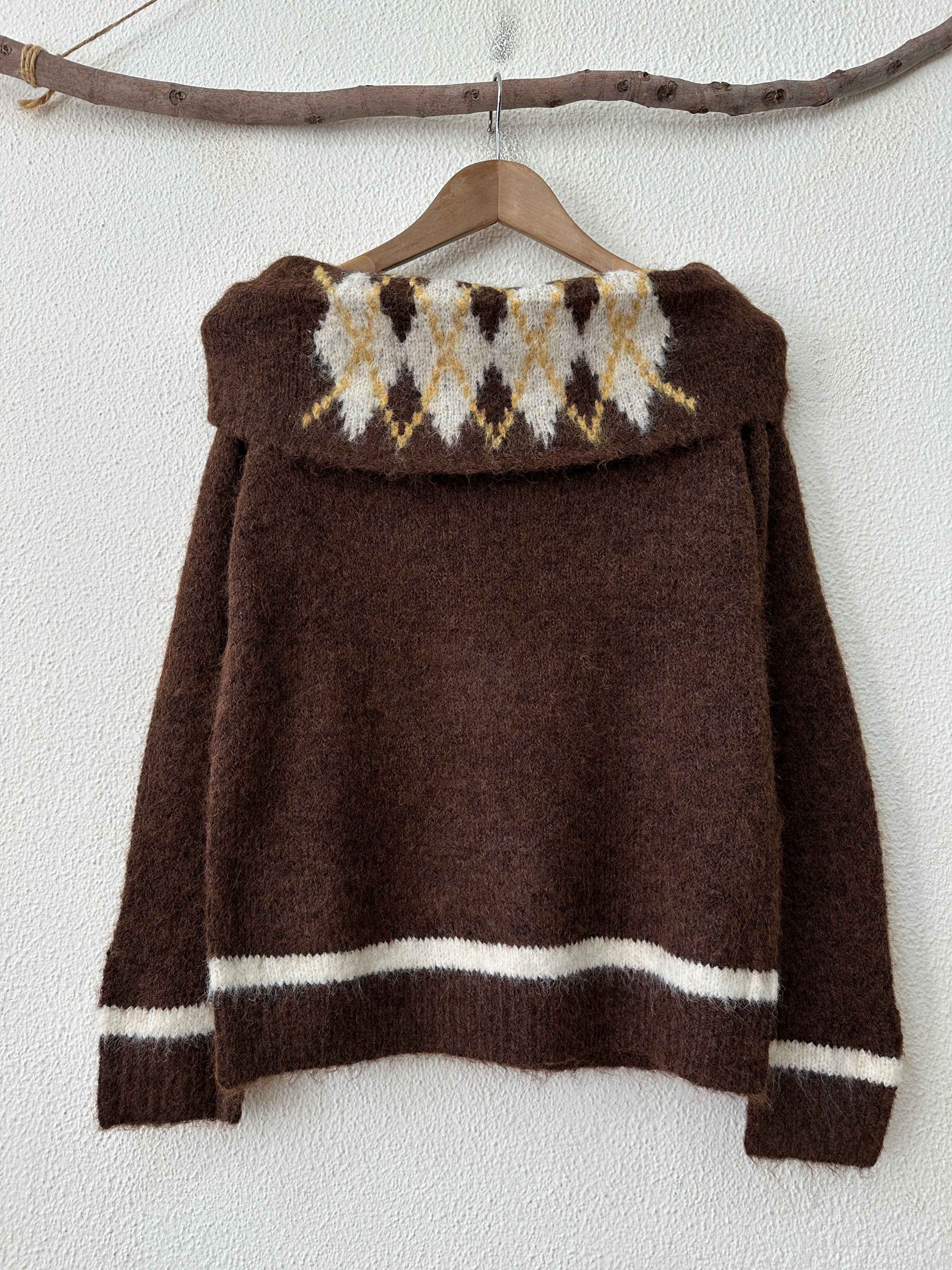 Camisola de malha c/ decote em barco ZIVA