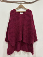 Load image in the gallery viewer,Camisola de malha oversize REBECCA
