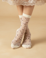Carregar imagem no visualizador da galeria, Meias curtas semi-transparentes DELICATE (vários padrões)
