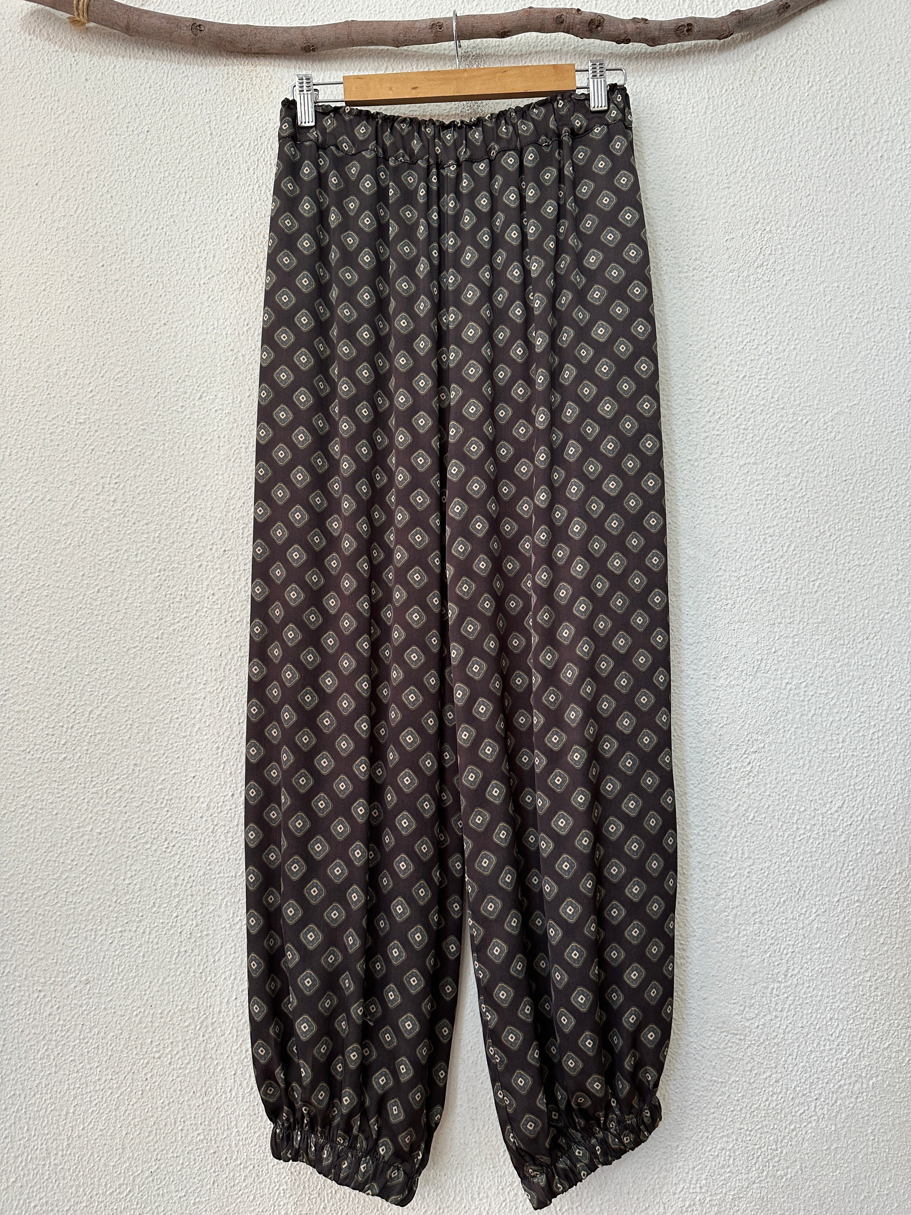 Calças em cetim estilo bombachas MERZOUGA