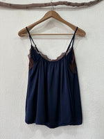 Carregar imagem no visualizador da galeria, Top acetinado c/ renda ABUNDANCE
