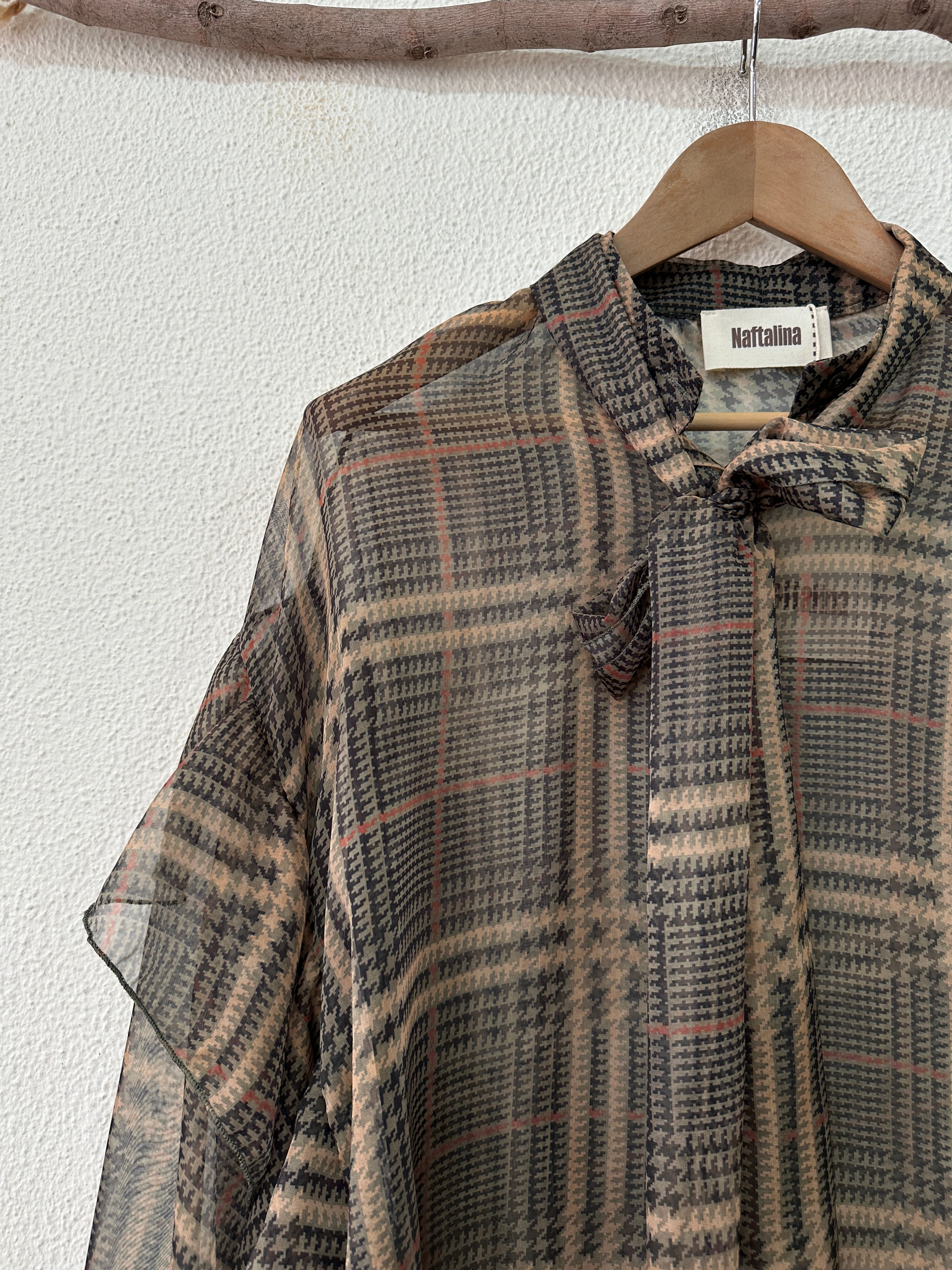 Túnica em chiffon c/laçada MUSK