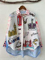 Load image in the gallery viewer,Camisa oversize BRITISH
