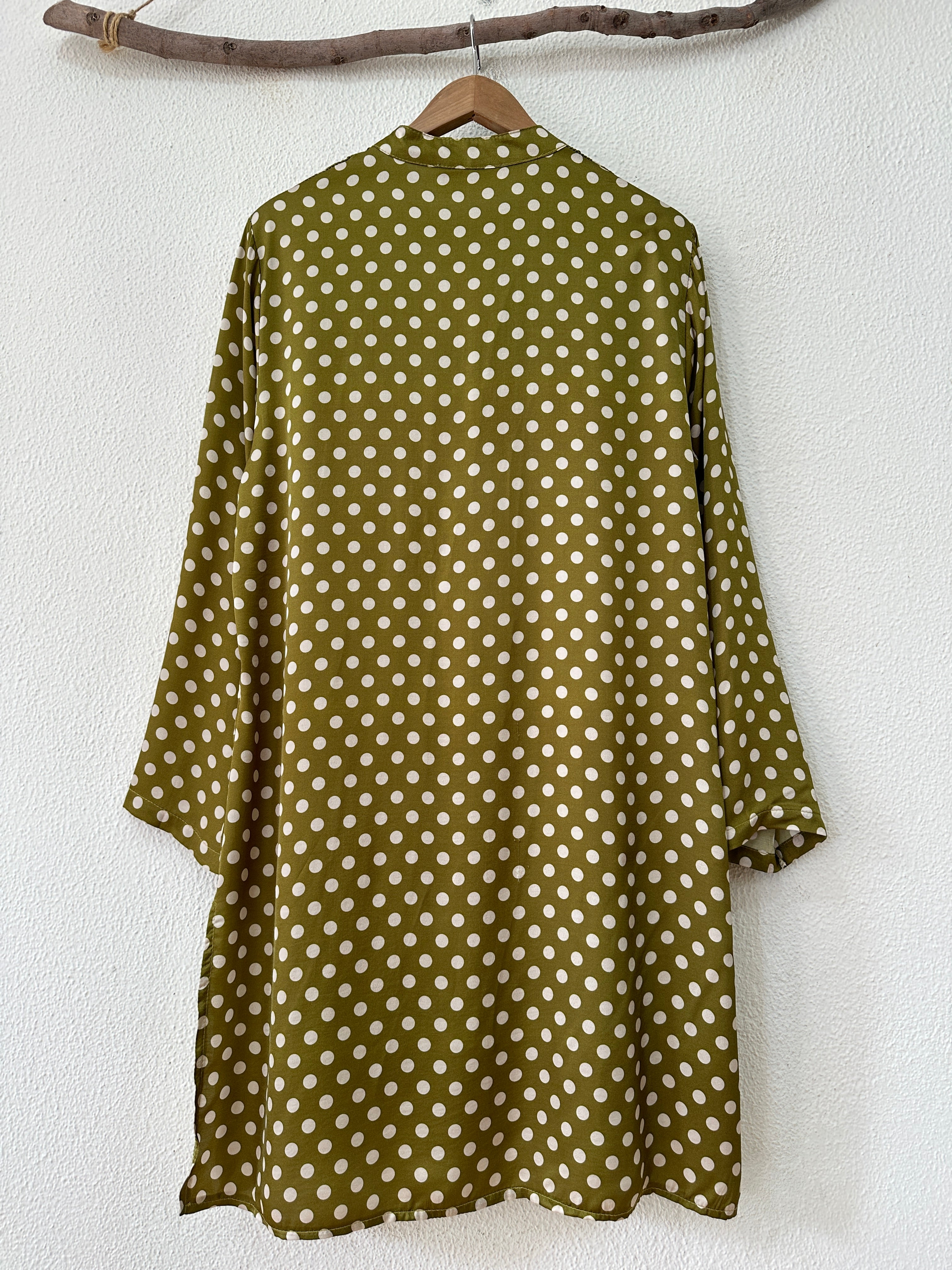 Túnica comprida c/ seda INGRID