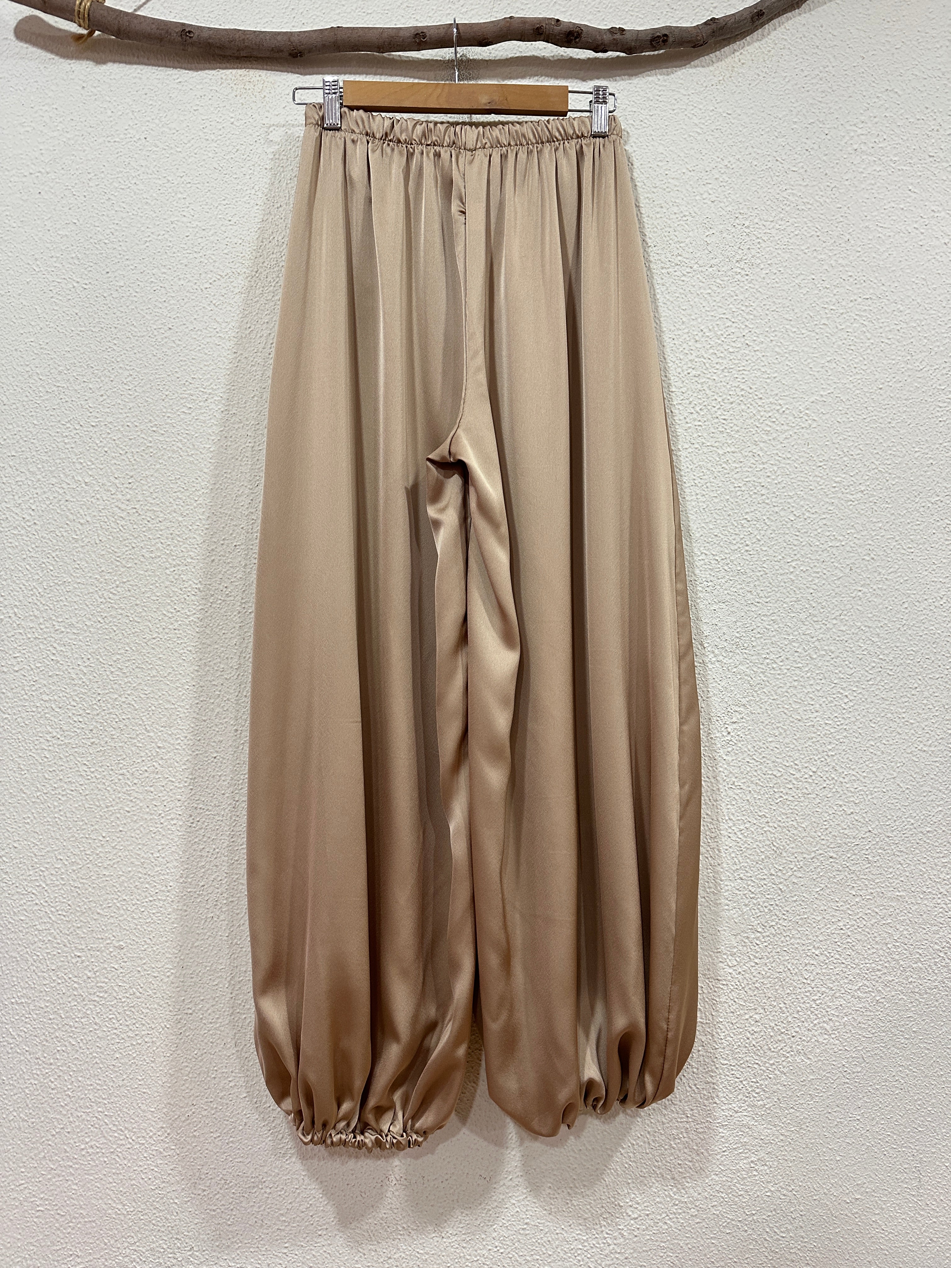 Calças bombachas acetinadas MARTINIQUE