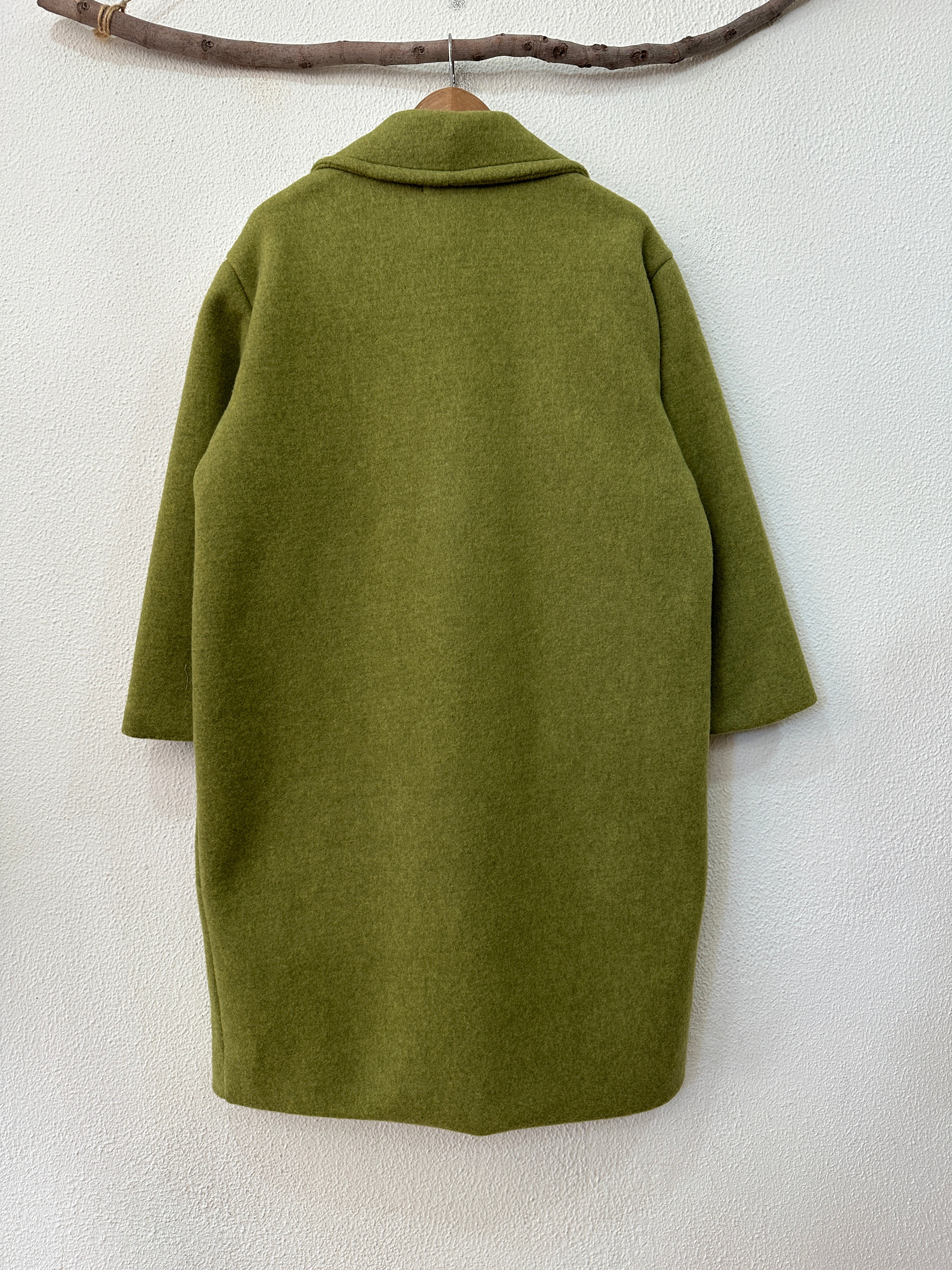 Sobretudo em fazenda c/ bolsos EDINBURGH