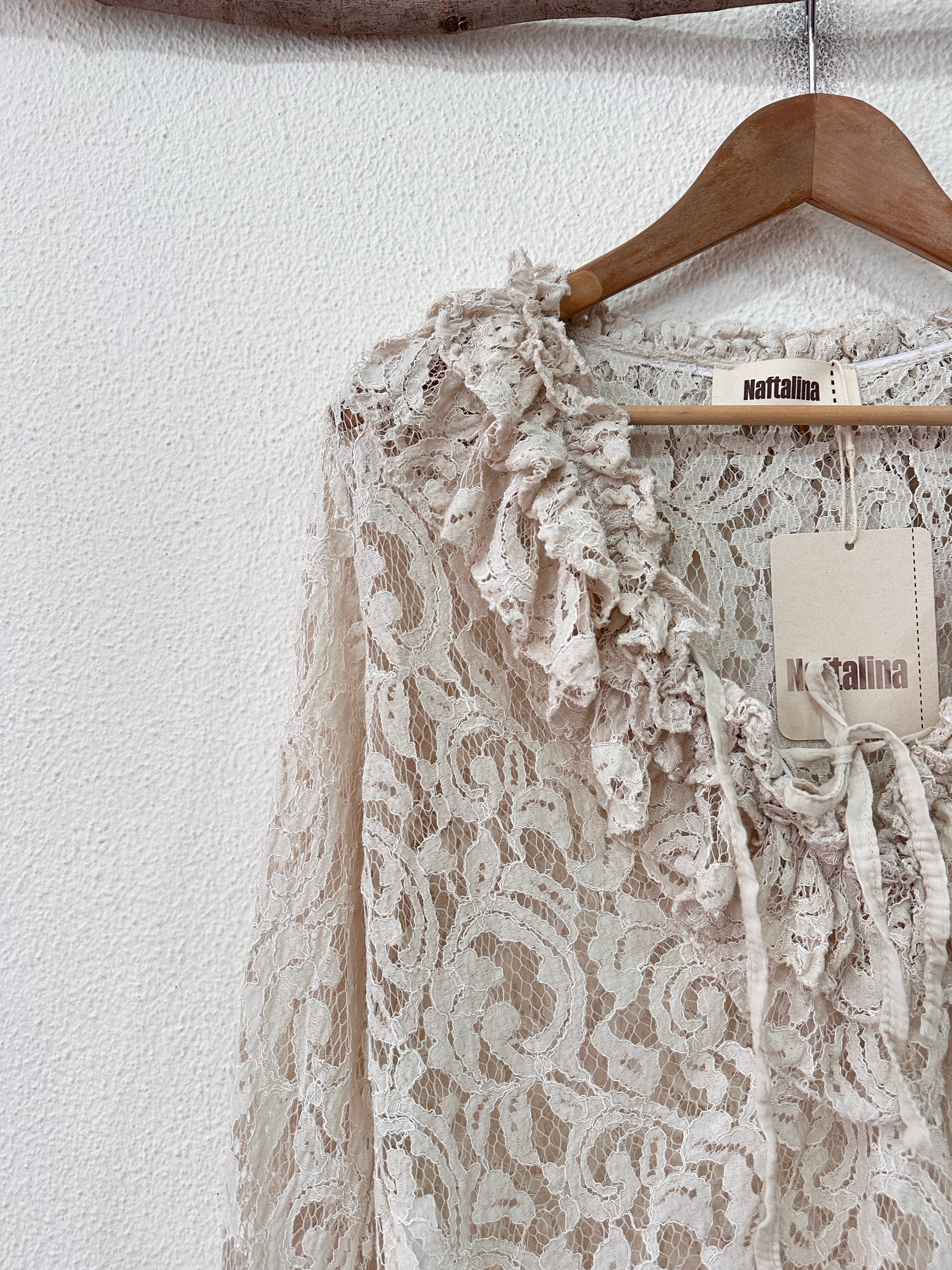 Túnica de renda c/ folhos ARIZONA