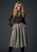 Load image in the gallery viewer,Saia em fazenda c/ bolsos CORIANDER
