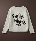 Load image in the gallery viewer,Casaco de malha bordado SMILE MORE
